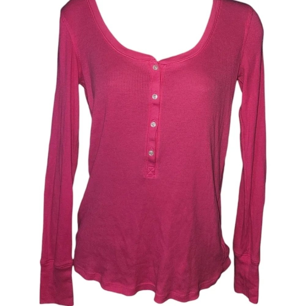 Victoria's Secret Long Sleeve 3/4 Button Down Top